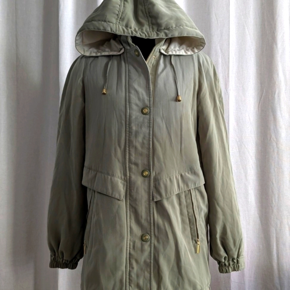 Classic Elements Green Utility Jacket With Hood, … - image 2